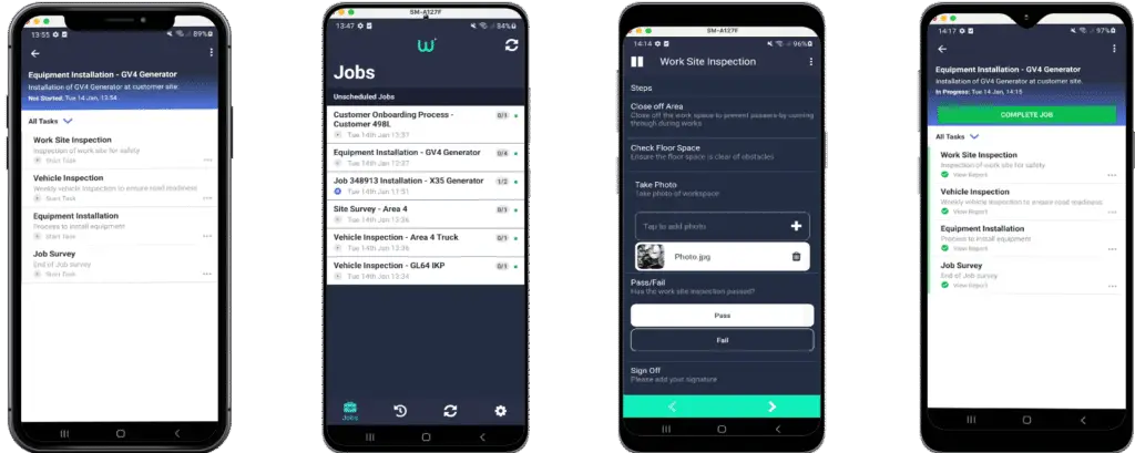 WorkfloPlus on Mobiles