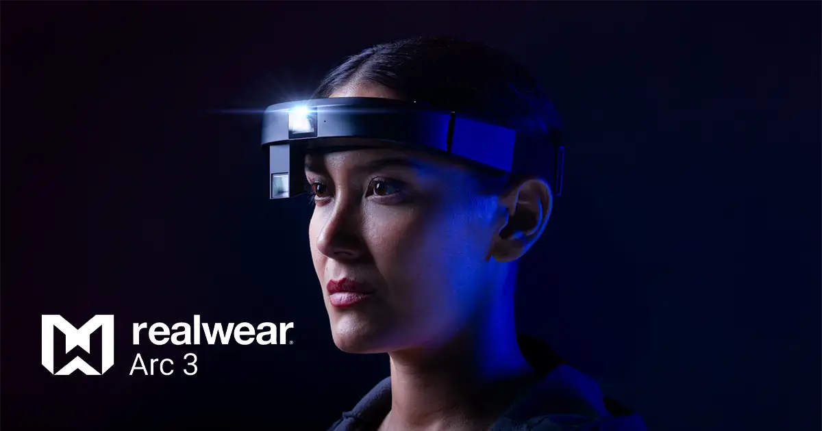 Arc3-Header RealWear Arc 3 Header with WorkfloPlus