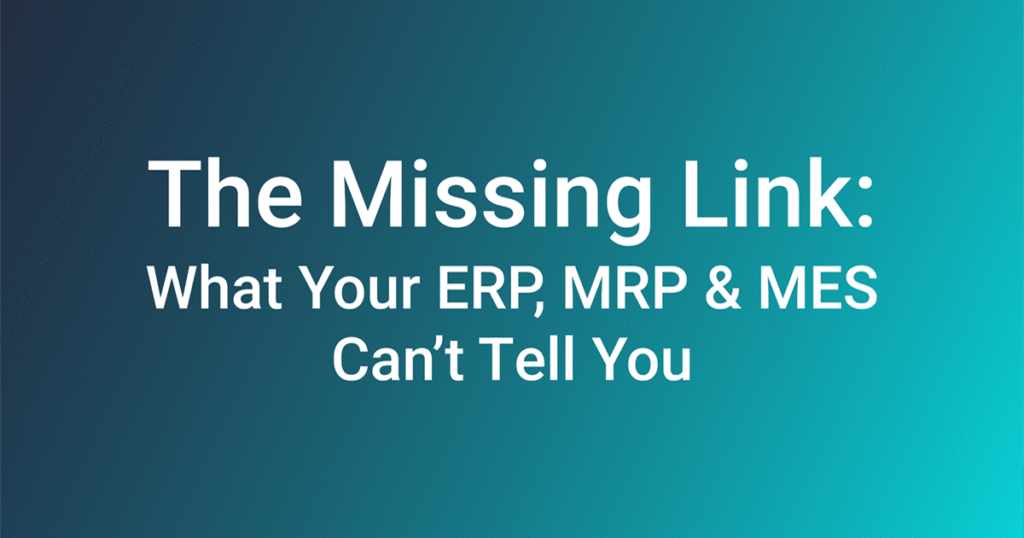 Manufacturing Execution Layer