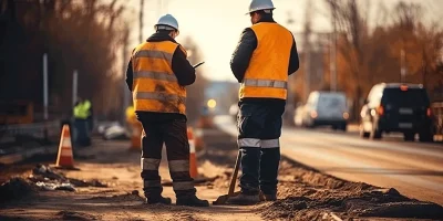 Highway maintenance work