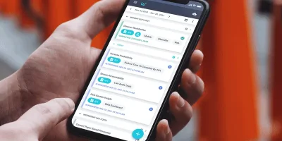 -mobilescreenshot WorkfloPlus on a Mobile Device